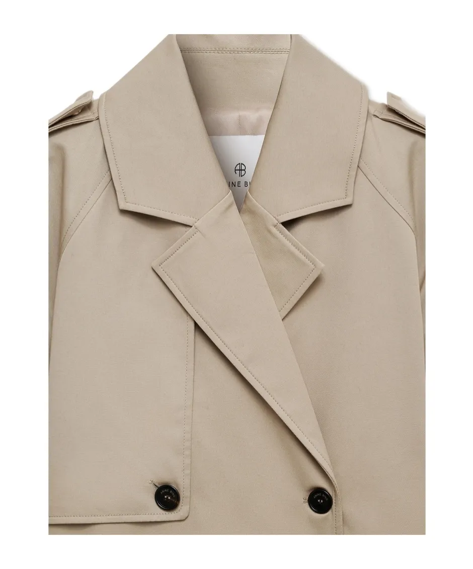 Maxi Double-Breasted Trench