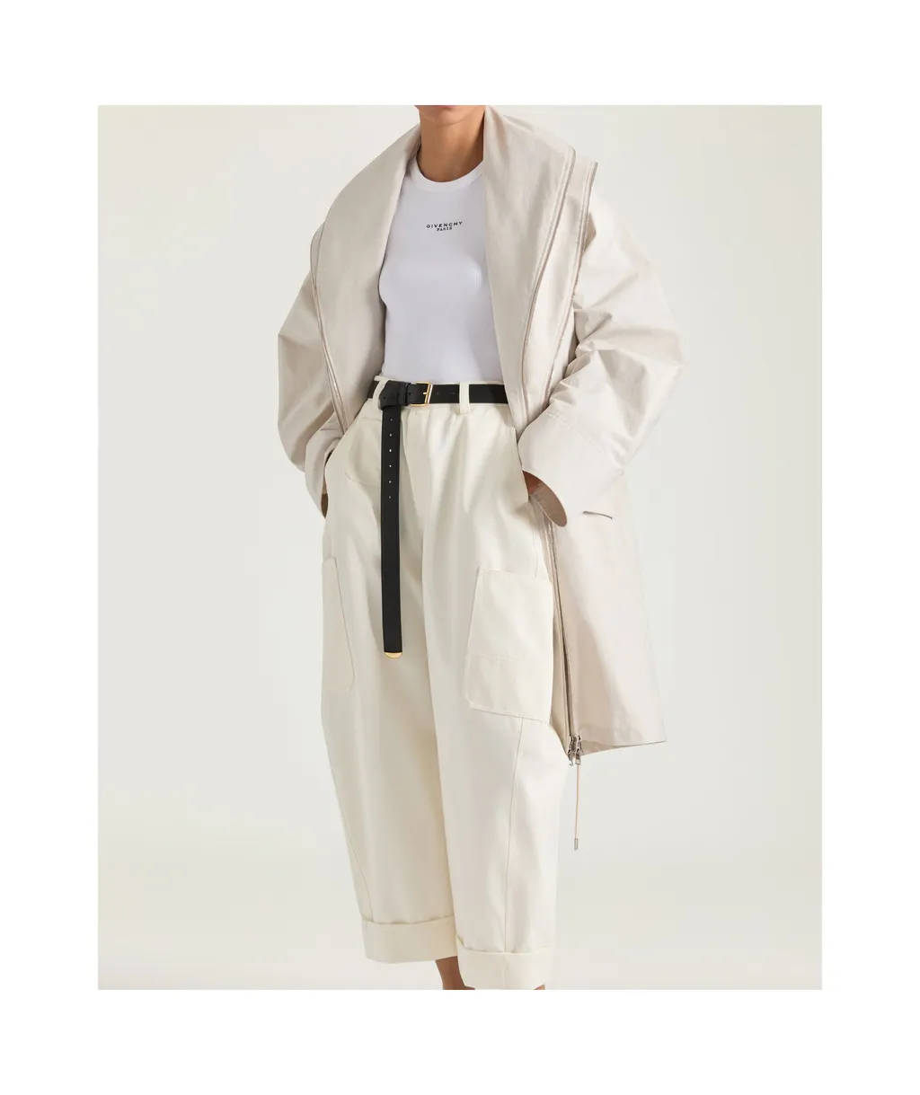 Givenchy	Shawl Collared Zip-Up Parka