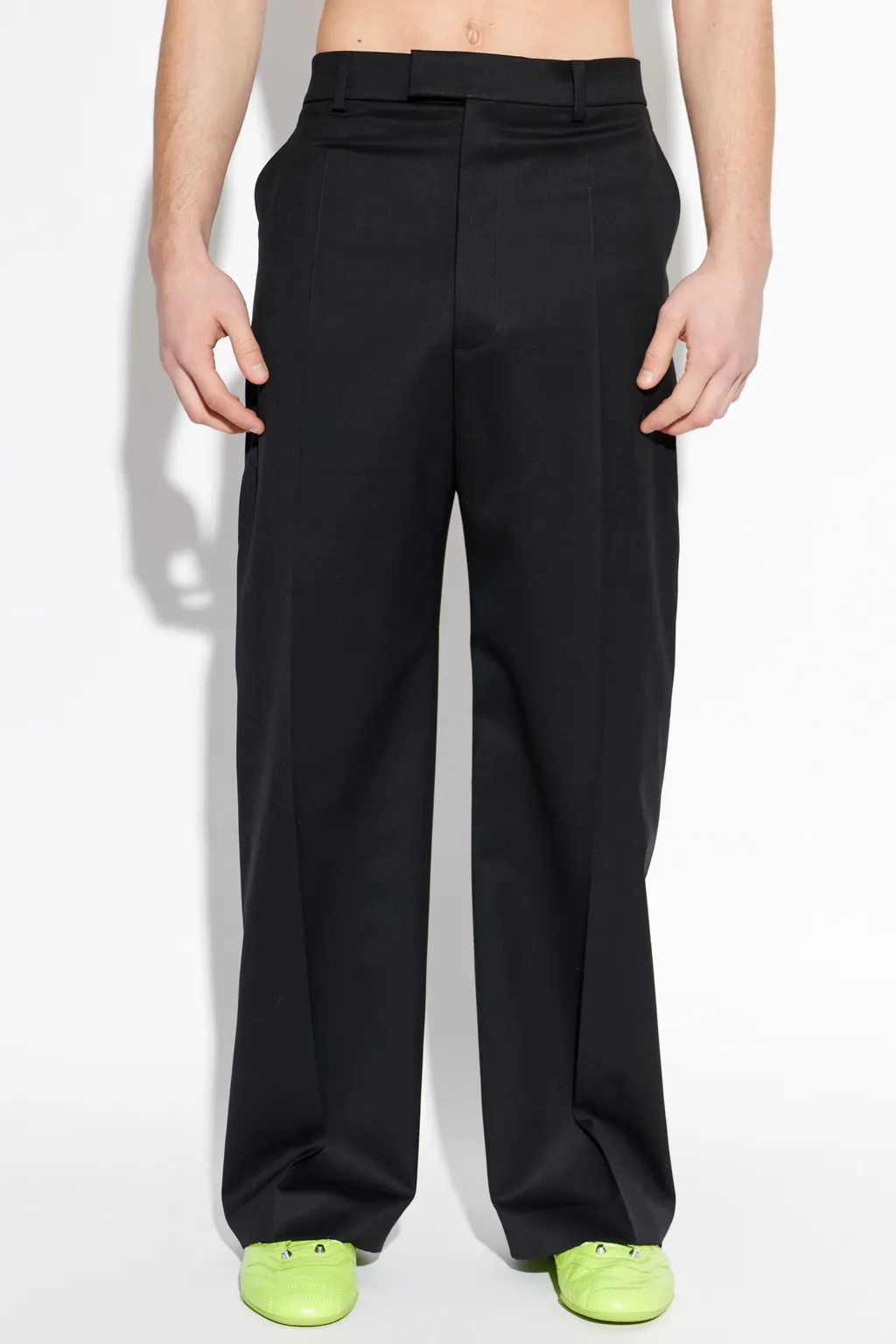 Vetements Creased Side Stripe Pants