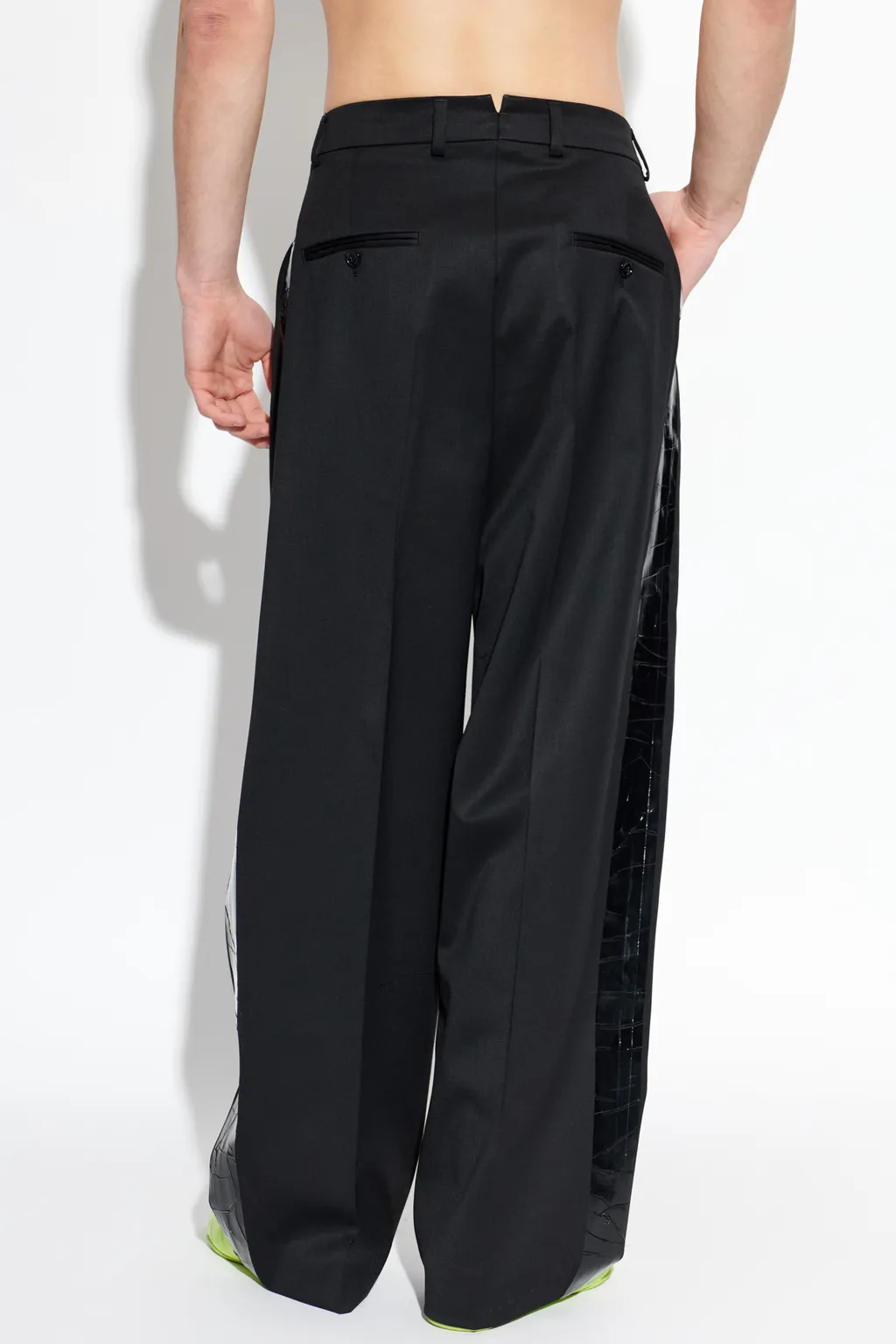 Vetements Creased Side Stripe Pants