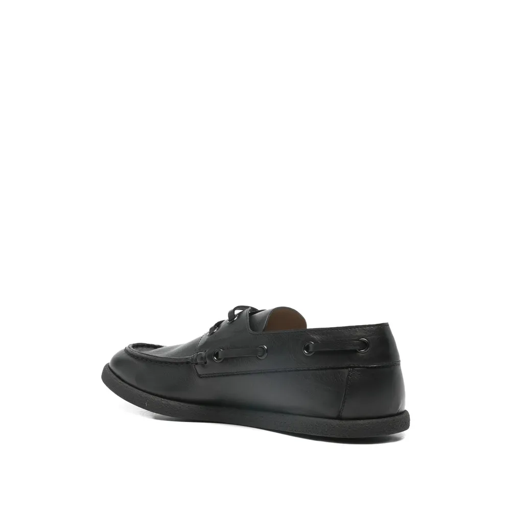 Lace-Up Boat Shoe