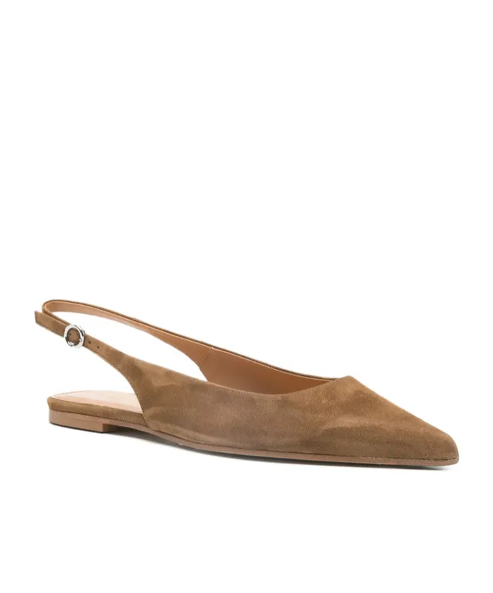 Pointed-Toe Flat Sandals