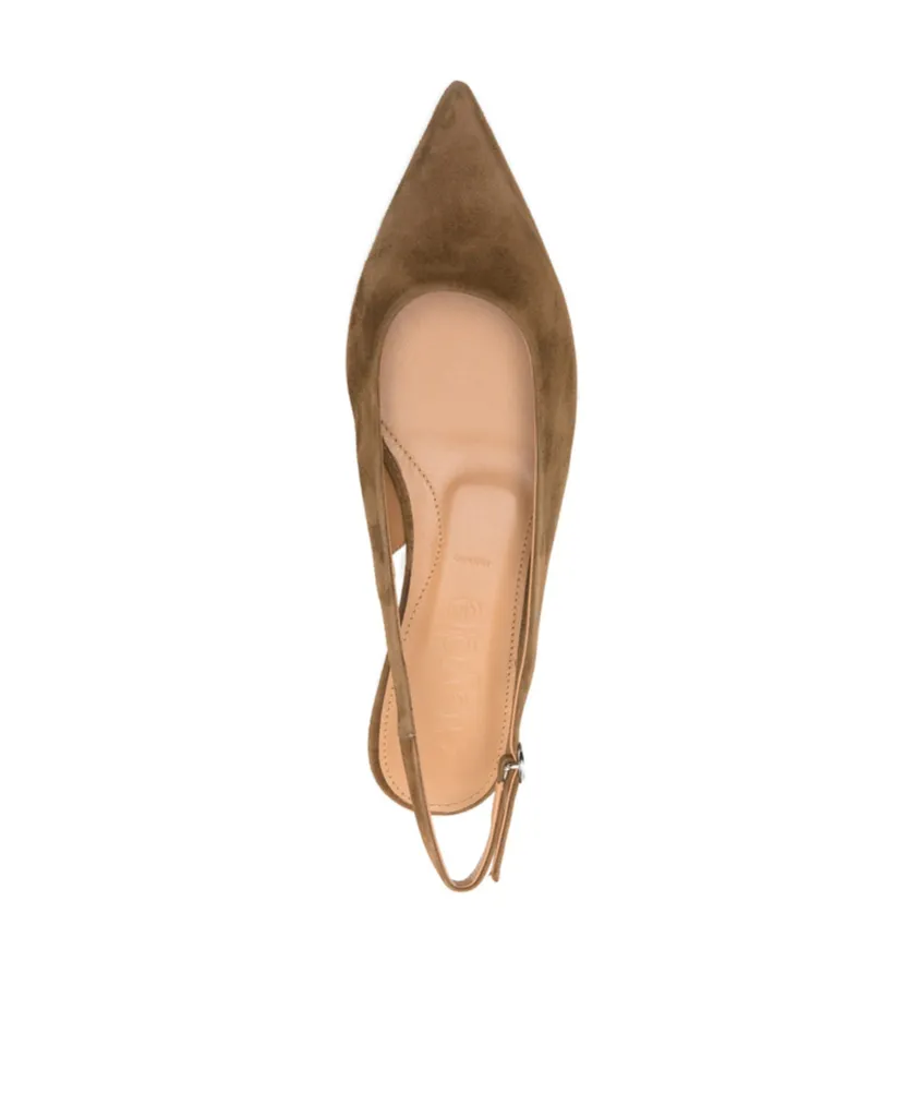 Pointed-Toe Flat Sandals
