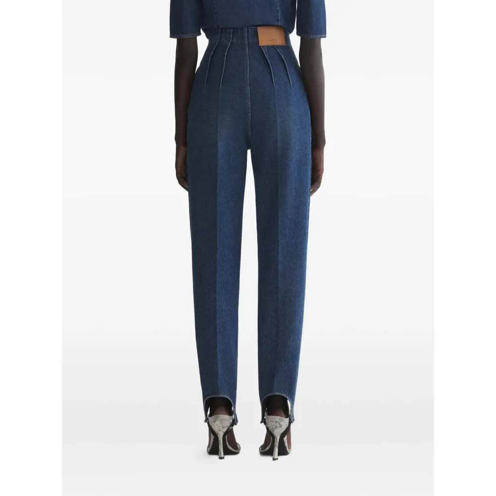 Pleated Jeans