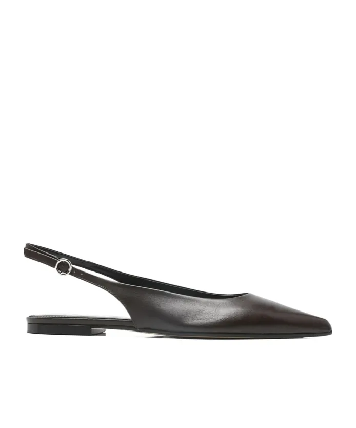 Pointed-Toe Flat Sandals