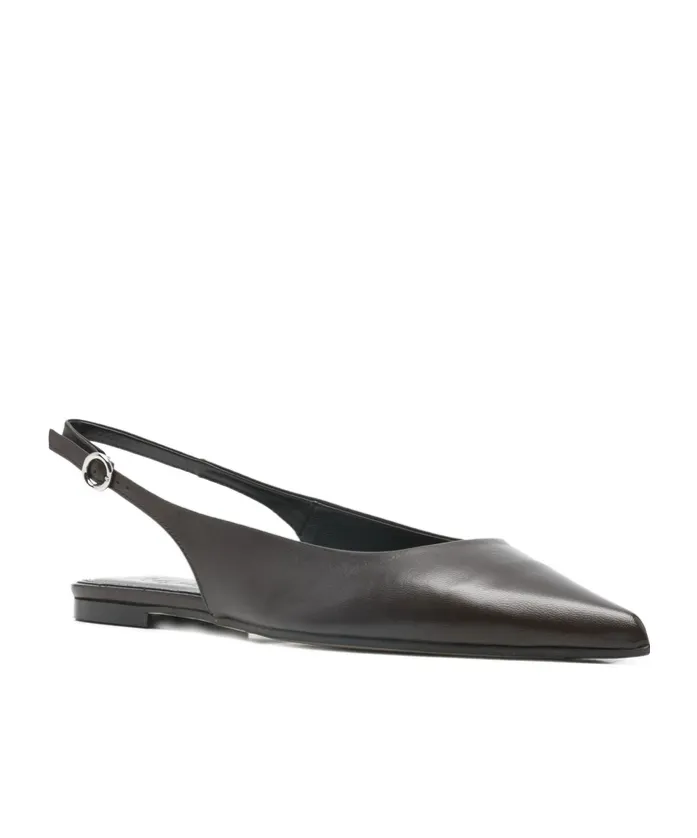 Pointed-Toe Flat Sandals