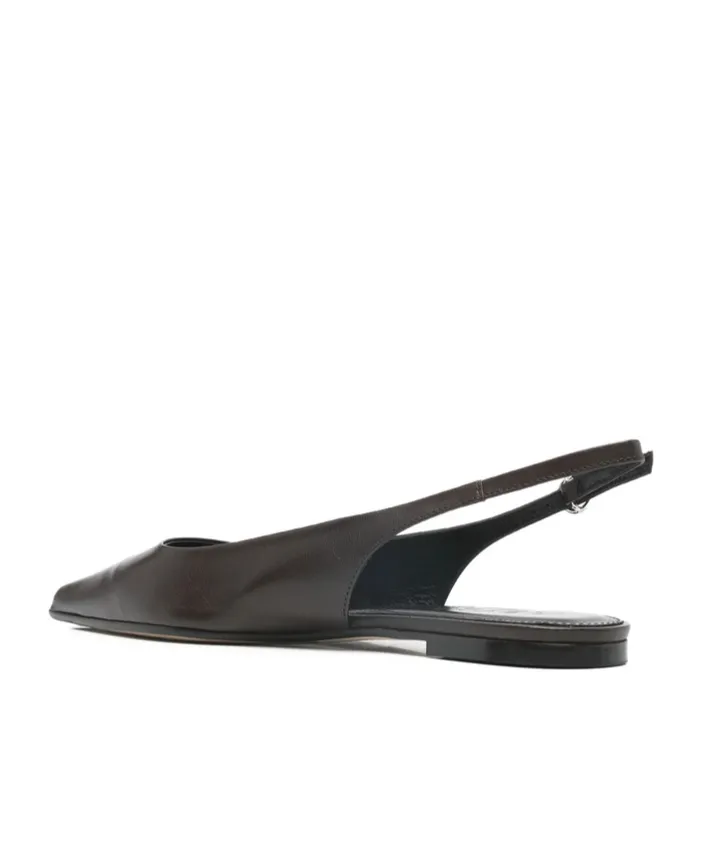 Pointed-Toe Flat Sandals