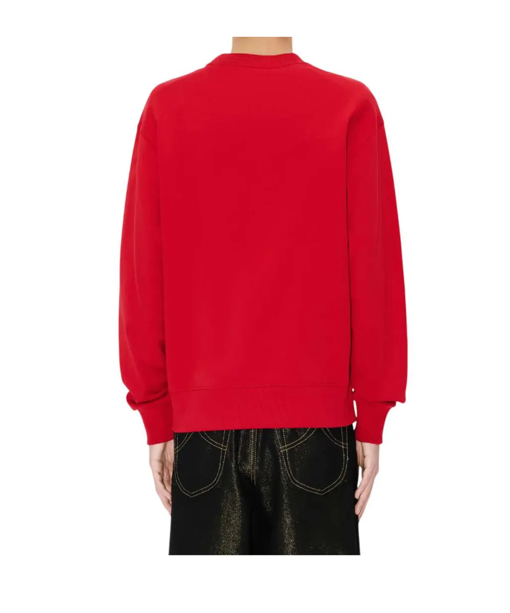 Embroidered Sweatshirt In Cotton Boke Flower