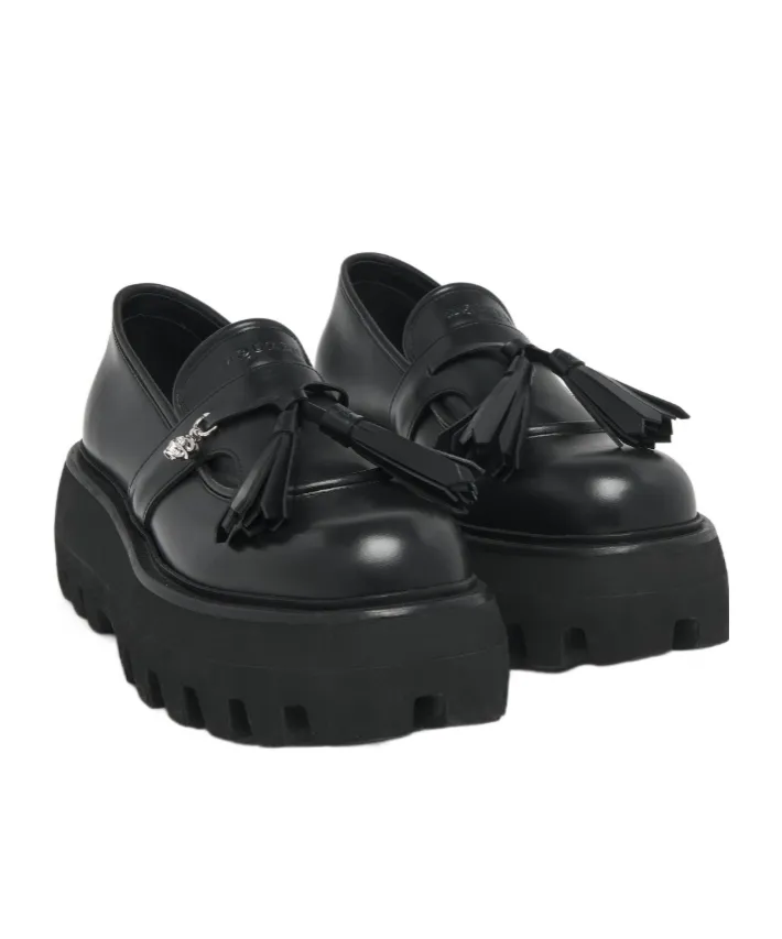 Alexander Mcqueen Sofa Skull Tassel Chunky-Sole Loafers