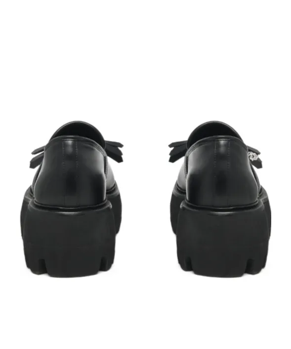Alexander Mcqueen Sofa Skull Tassel Chunky-Sole Loafers