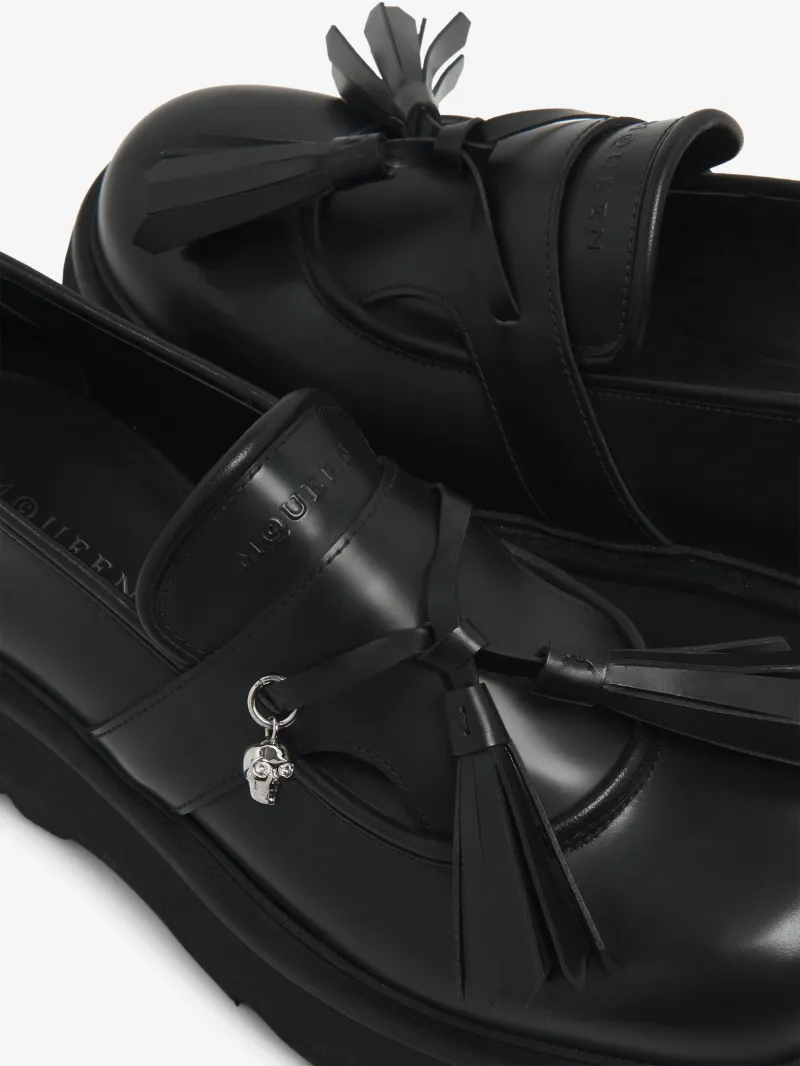 Alexander Mcqueen Sofa Skull Tassel Chunky-Sole Loafers