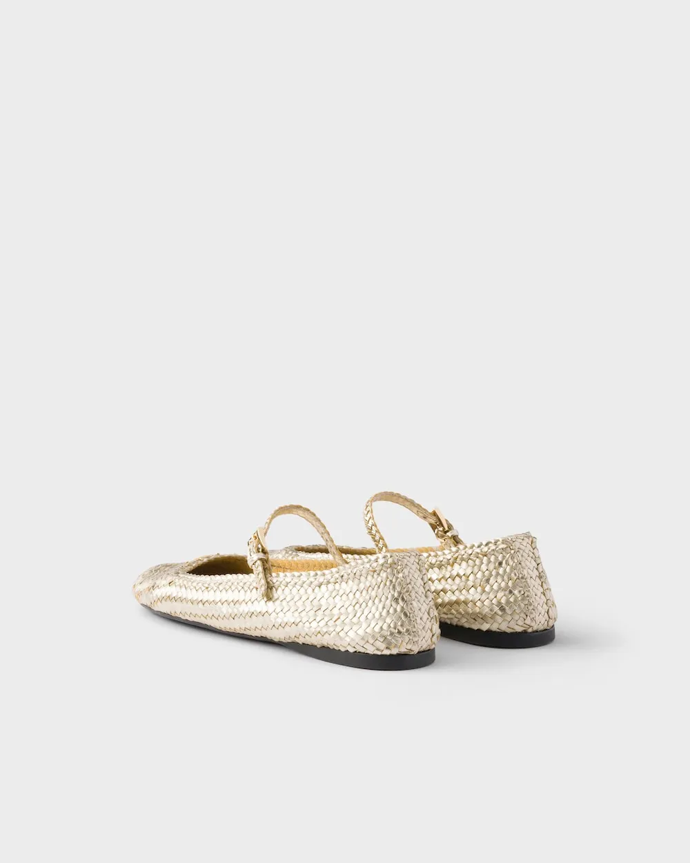 Prada Triangle-Logo Ballerines