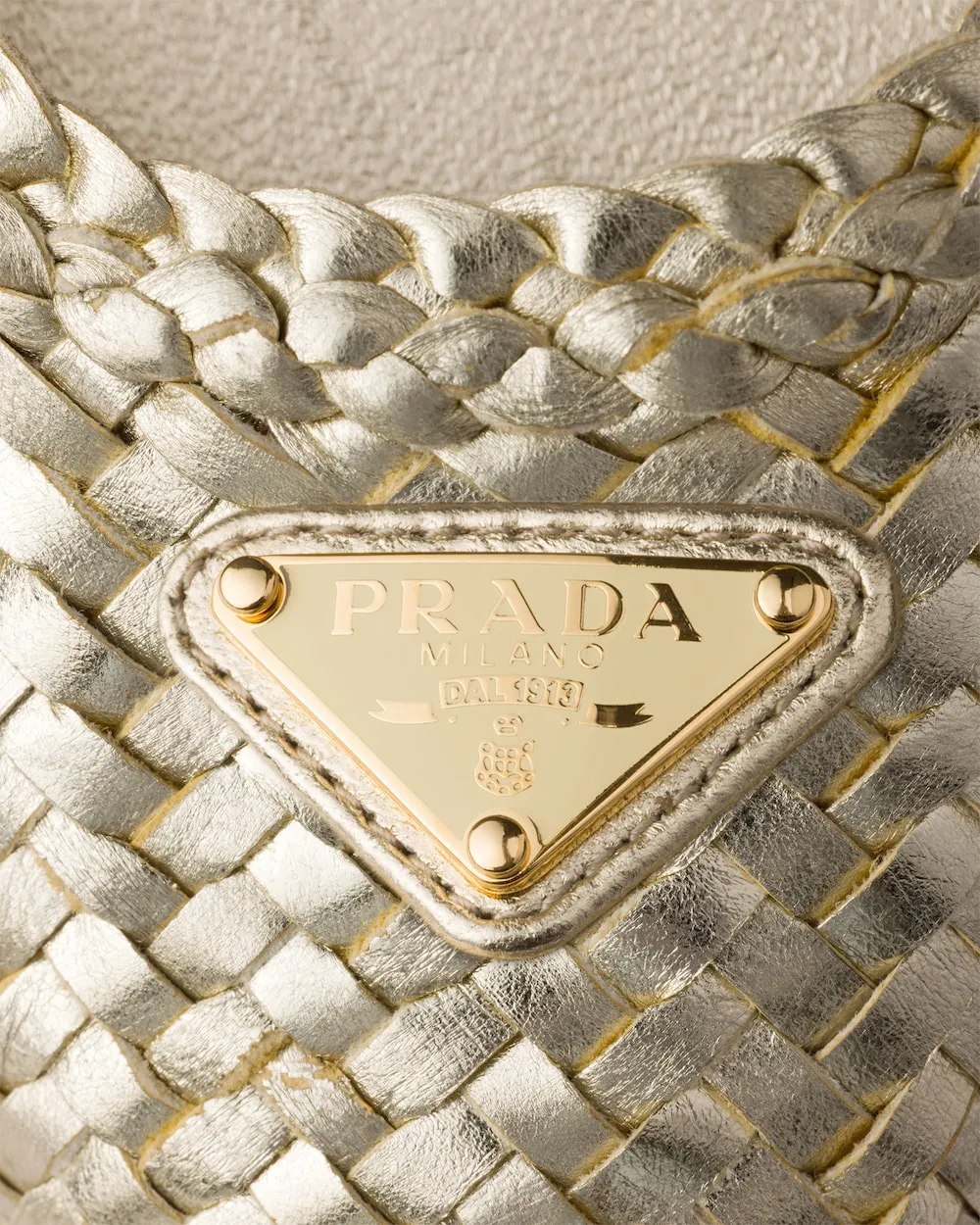 Prada Triangle-Logo Ballerines