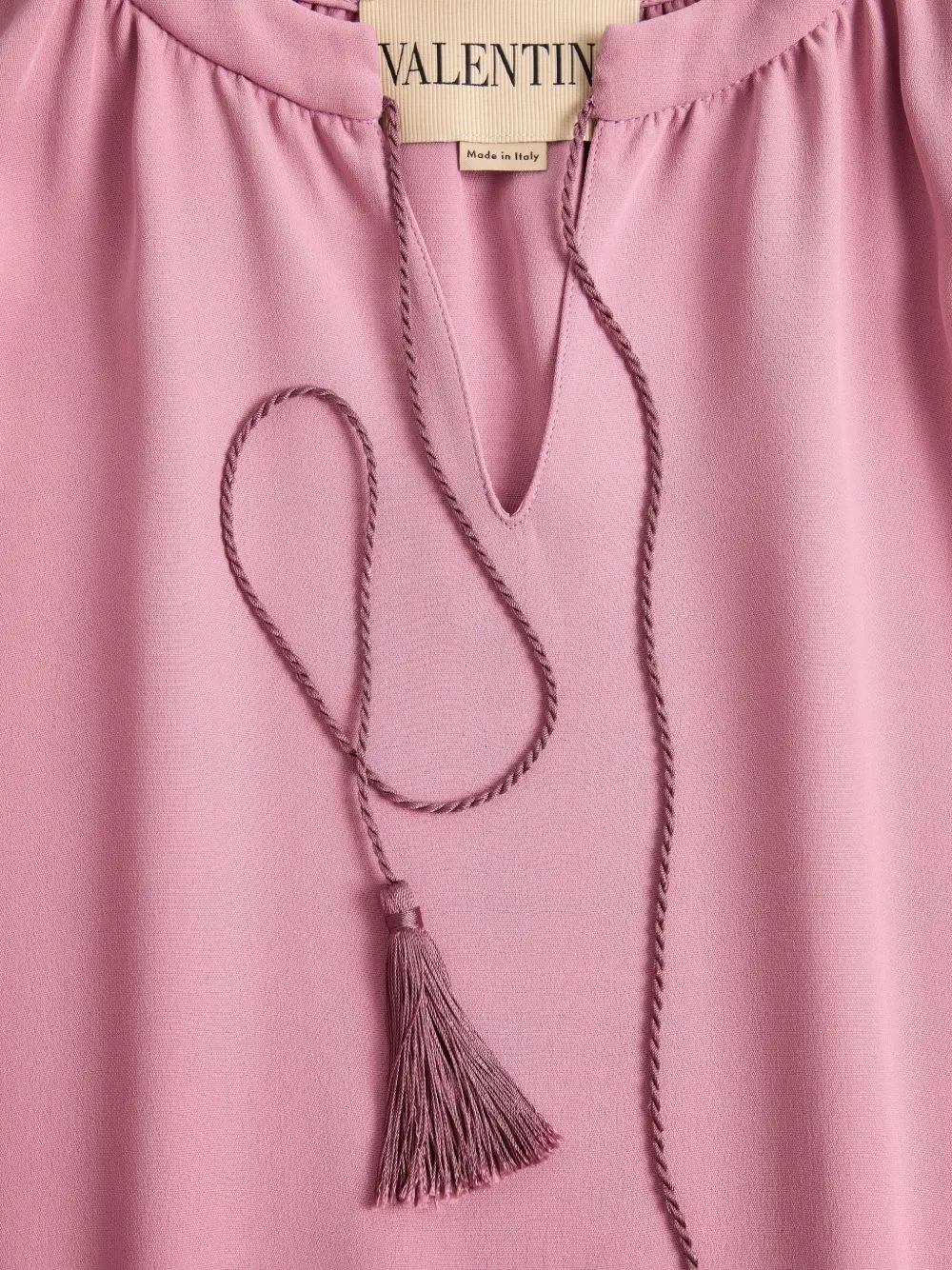 Cady Couture Feather-Trim Blouse