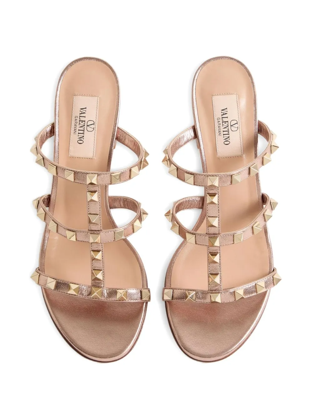 60Mm Rockstud Laminated Sandals