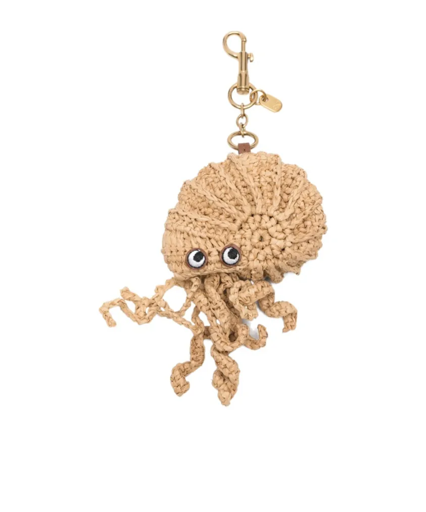 Animal-Patterned Keychain