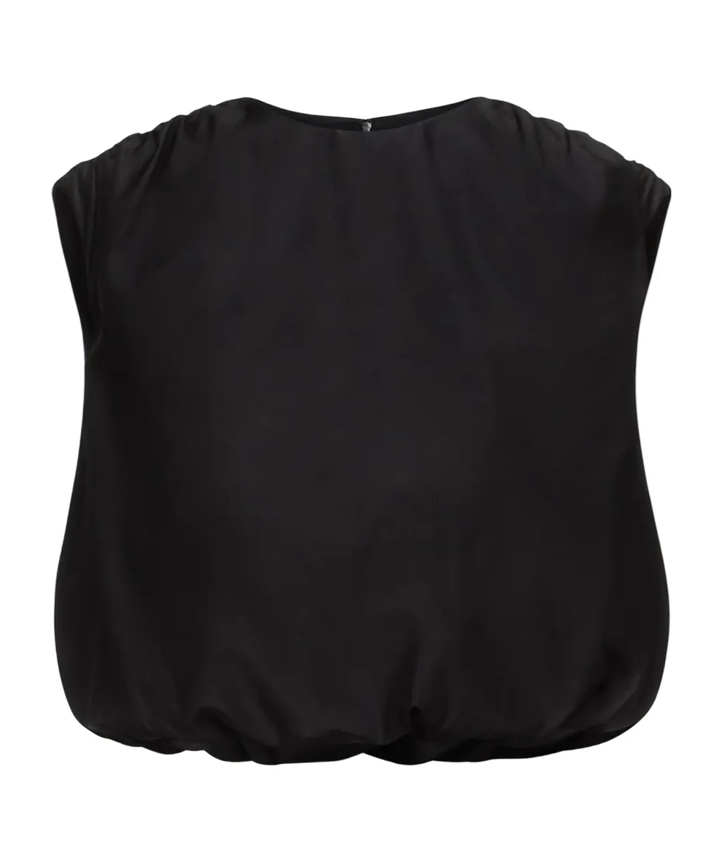 Gathered-Shoulders Blouse