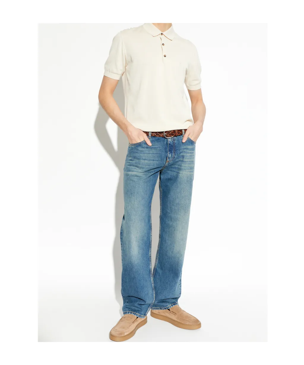Etro Straight-Leg Logo Jeans