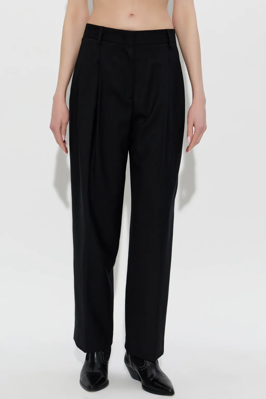 Paul Smith Slim-Fit Pleated Trousers