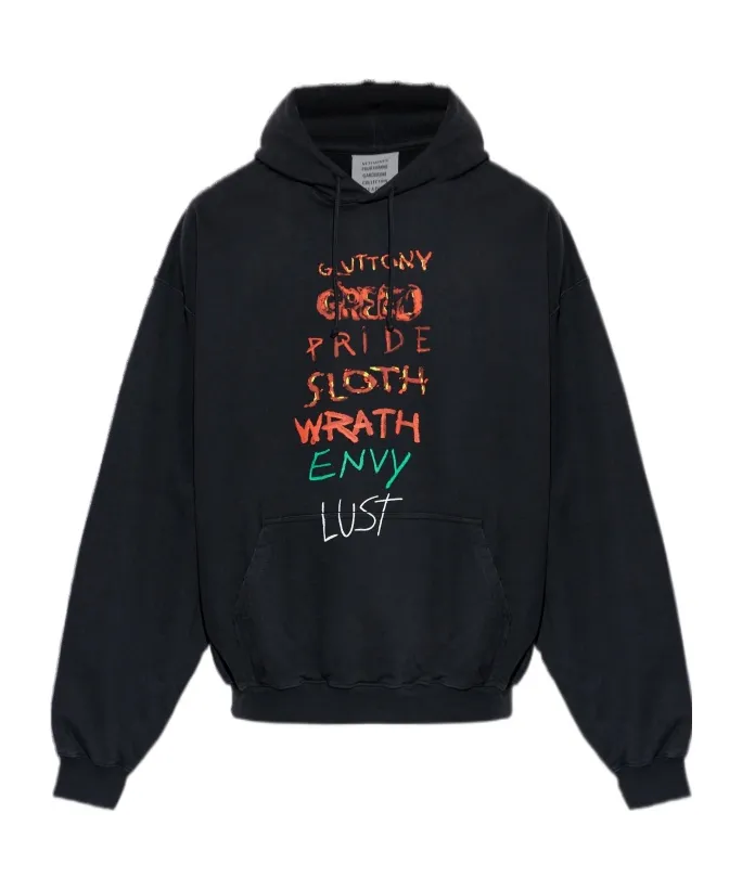 Long-Sleeved Hooded Sweatshirt