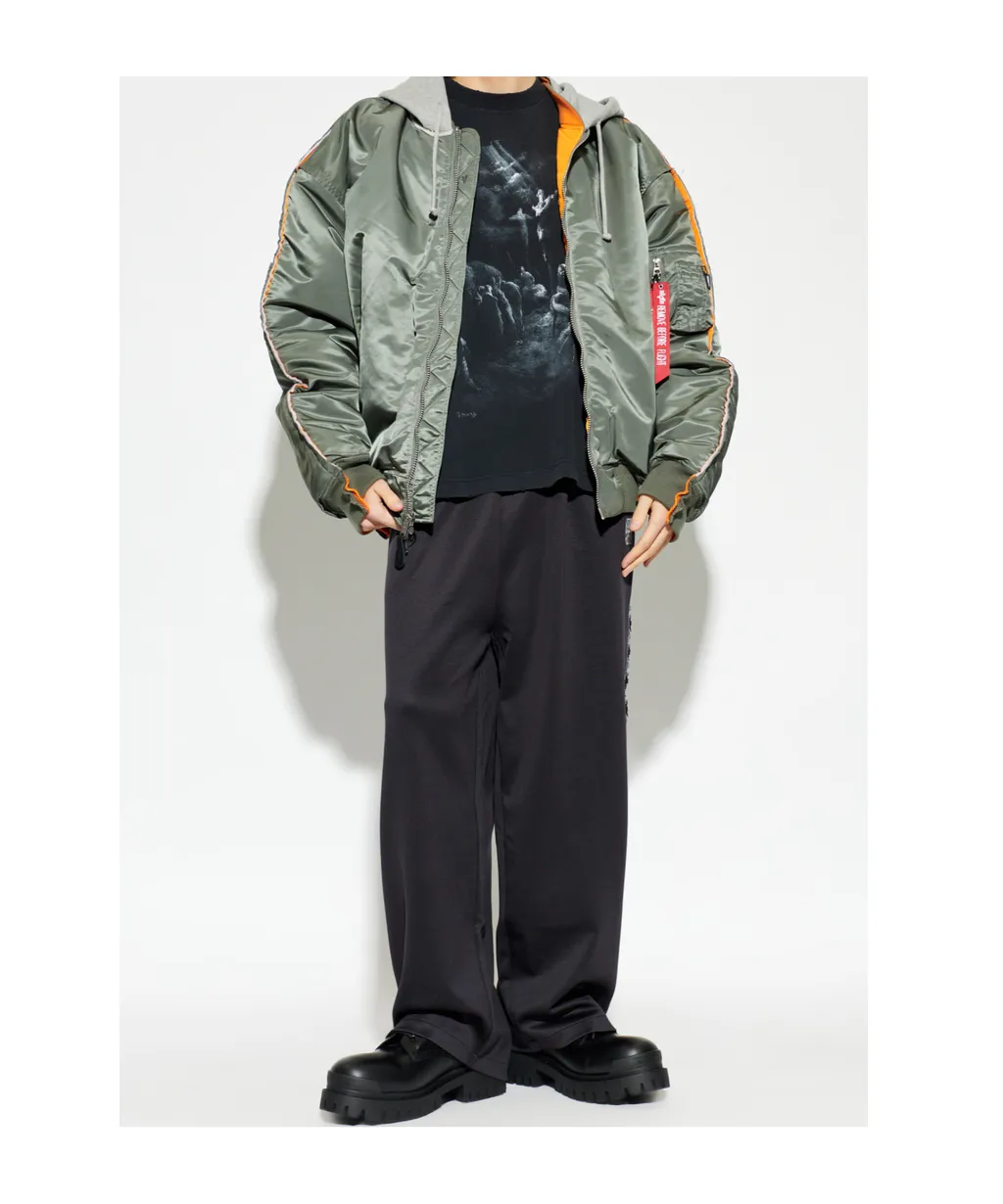 Vetements Logo Tape Track Pants