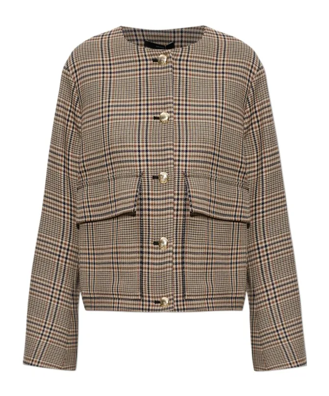 Paul Smith Checked Cropped Blazer