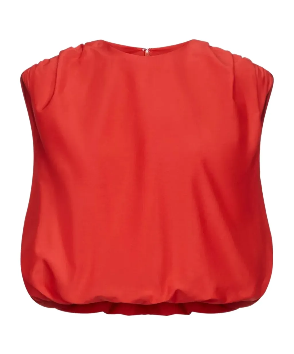 Loulou De Saison Cosma Gathered Sleeveless Top