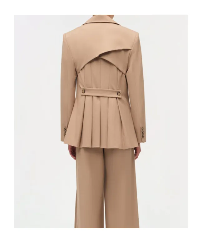 Moren Pleated Back Blazer