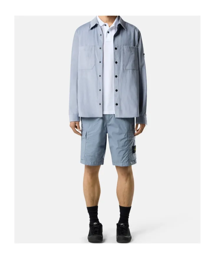 Regular-Fit Cargo Bermuda Shorts With Zip Pockets
