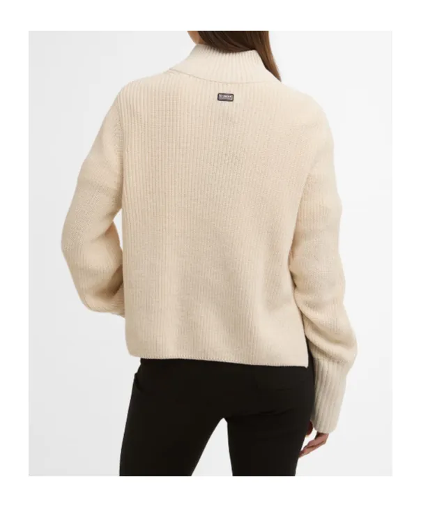 Long-Sleeved Half-Zip Sweater