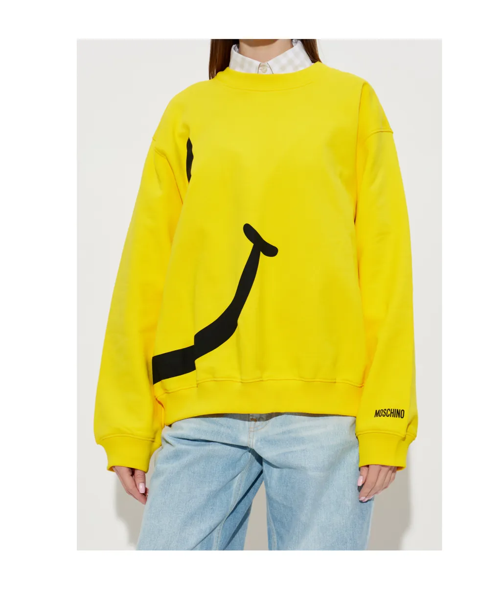 Moschino Smiley Print Sweatshirt