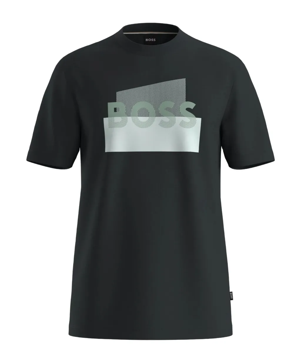 Boss Hugo Boss Logo Printed Crewneck T-Shirt