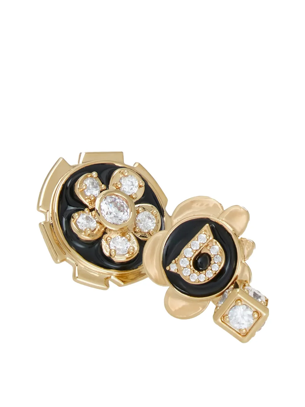 Asymmetrical Charm Gancini Earrings
