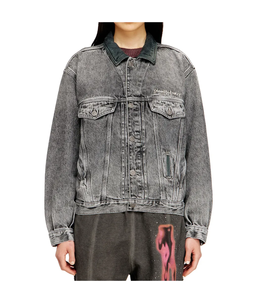 D-Denver Collar Denim Jacket