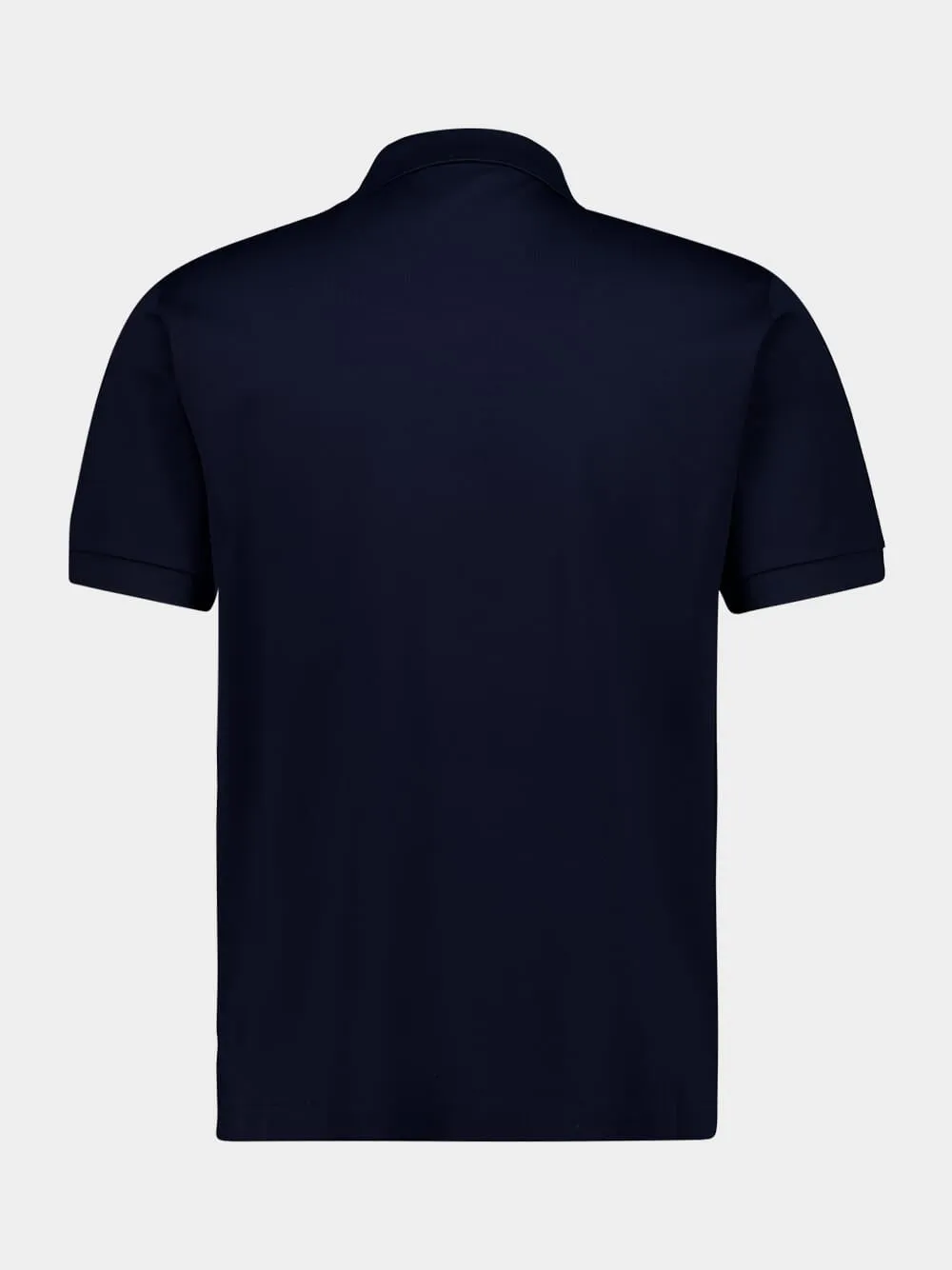 Prada Triangle-Patch Short-Sleeved Polo Shirt