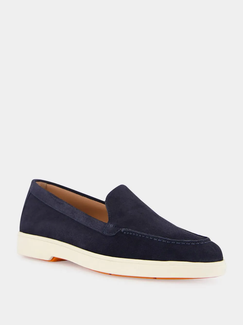 Santoni Logo Moulded Loafers