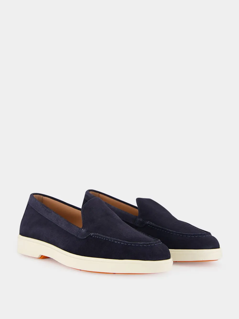 Santoni Logo Moulded Loafers