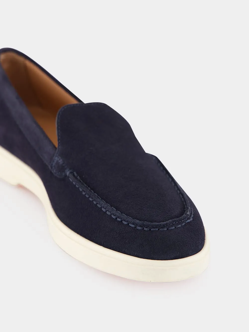 Santoni Logo Moulded Loafers