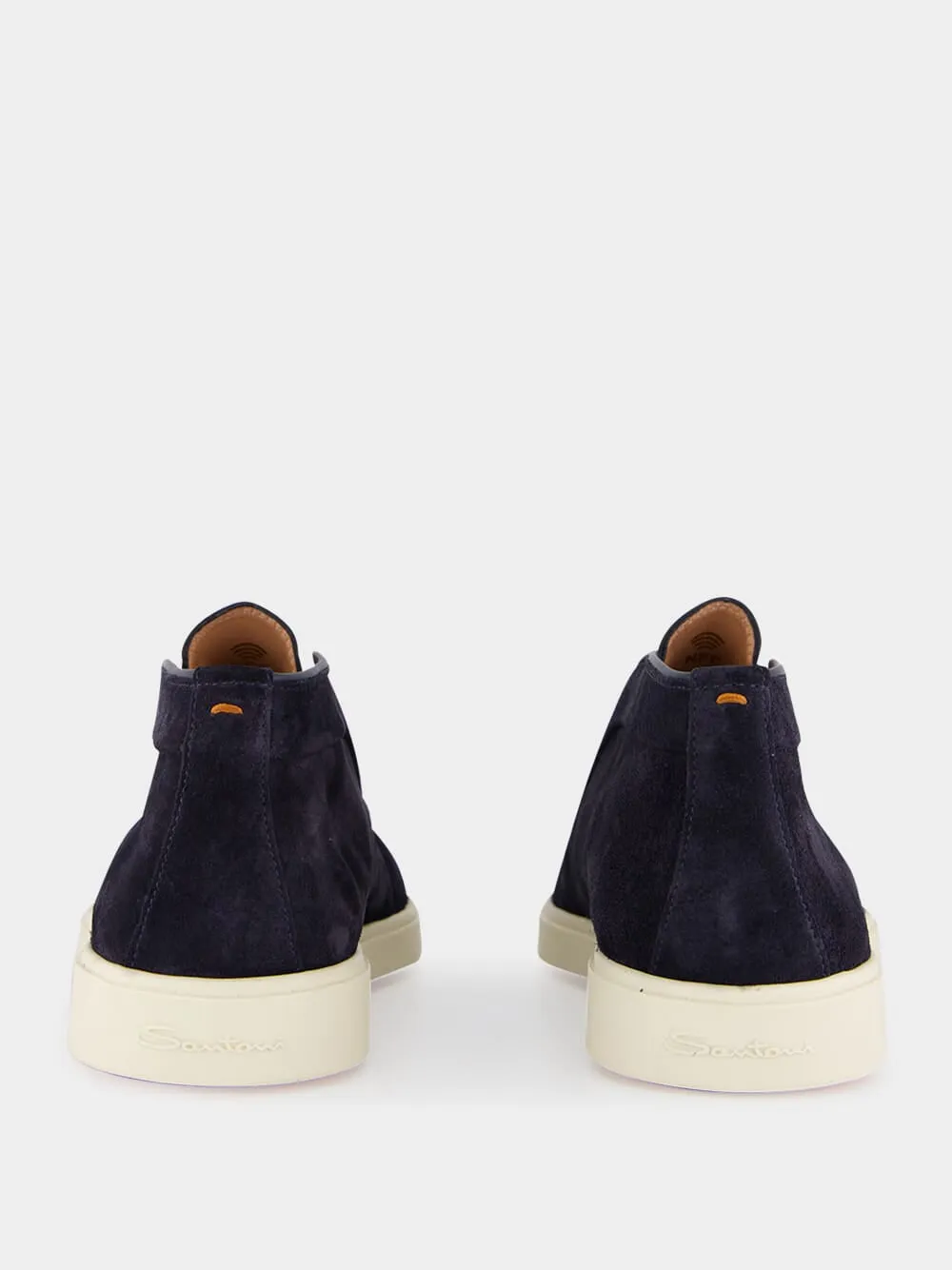 Santoni Round-Toe Slip-On Loafers