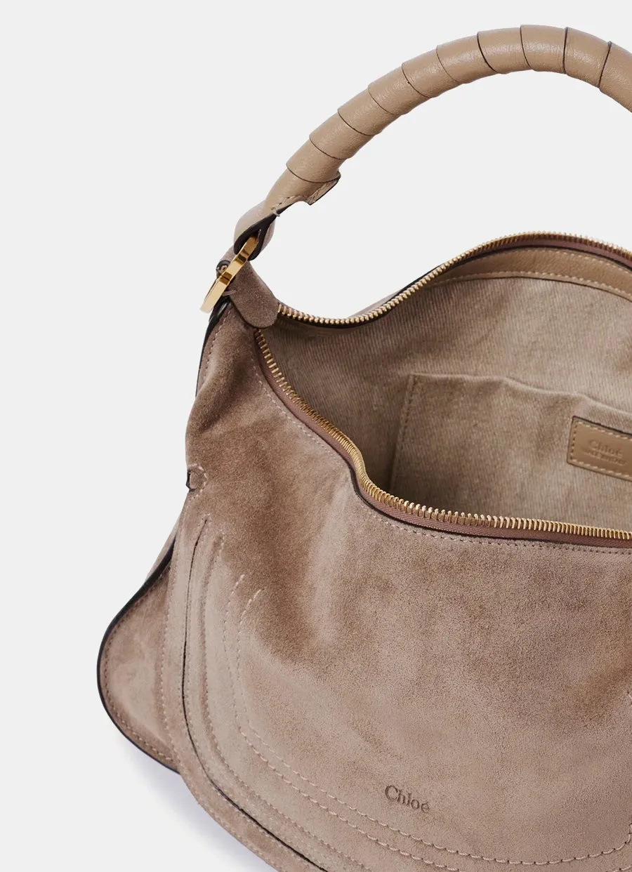 Small Marcie Suede Shoulder Bag