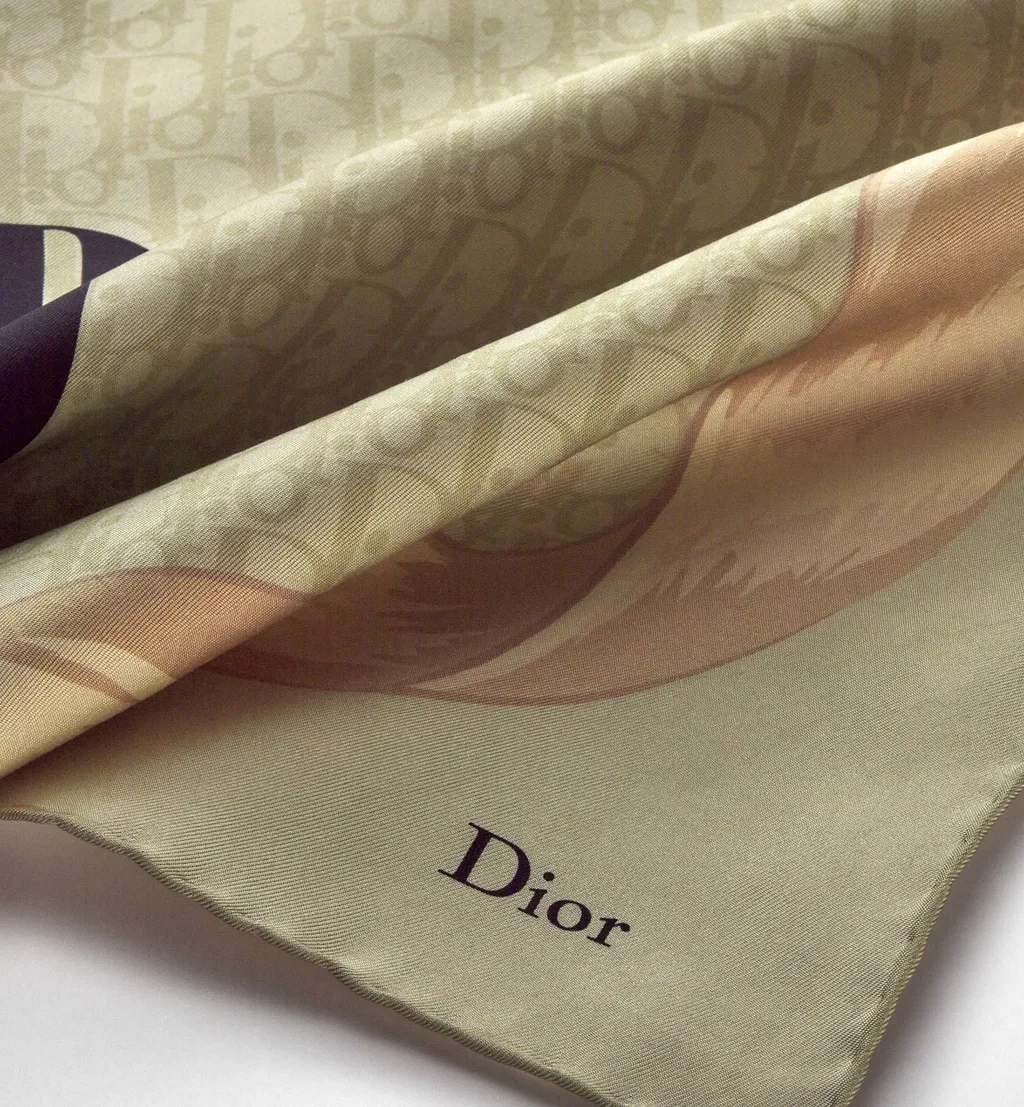 Dior Printed Square Scarf