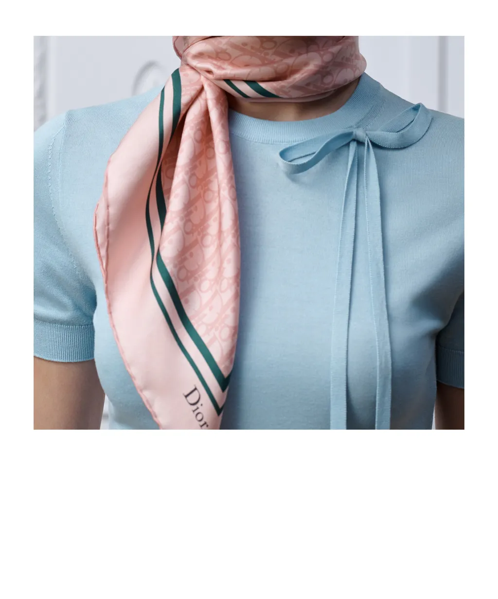 Dior Printed Square Scarf