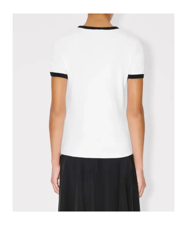 Kenzo Contrast Trim Logo T-Shirt