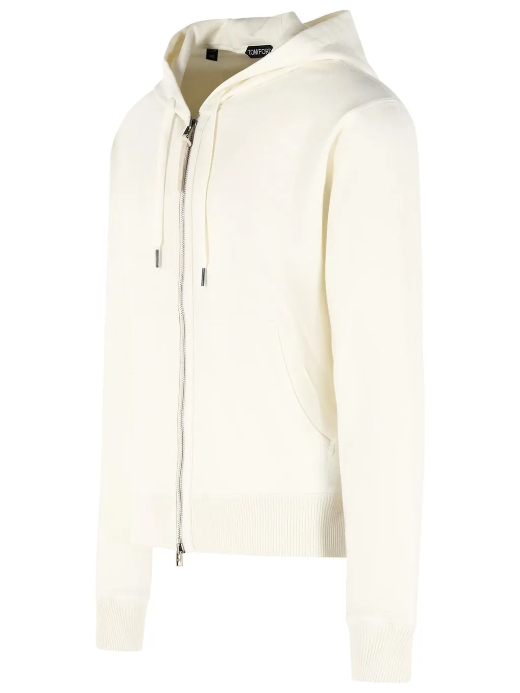 Tom Ford Zip-Up Knitted Drawstring Hoodie