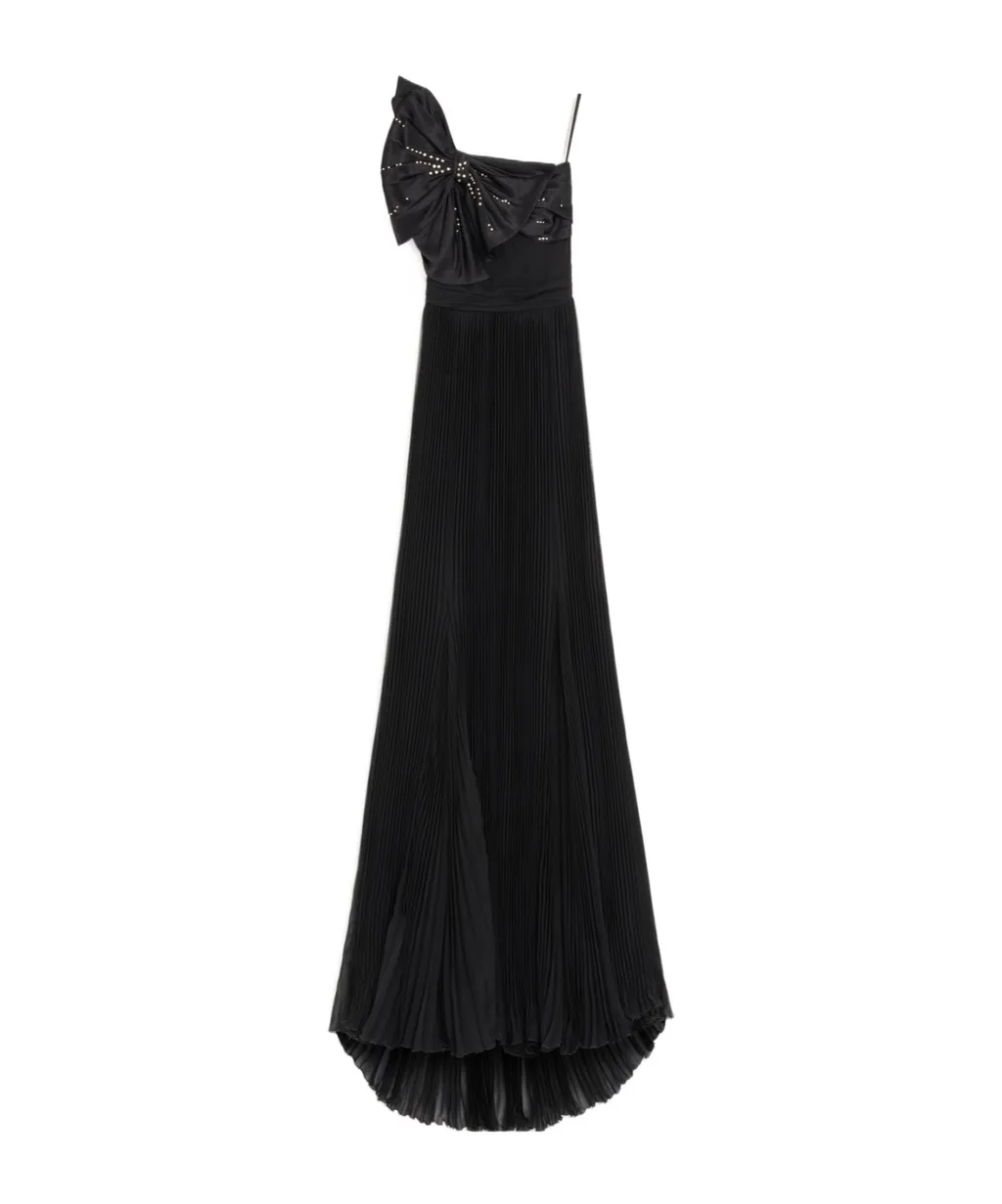 Embroidered Lightweight Georgette Long Dress
