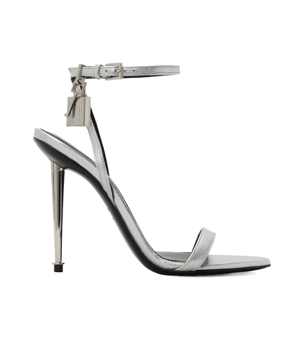 Pointed-Toe High-Heeled Sandals