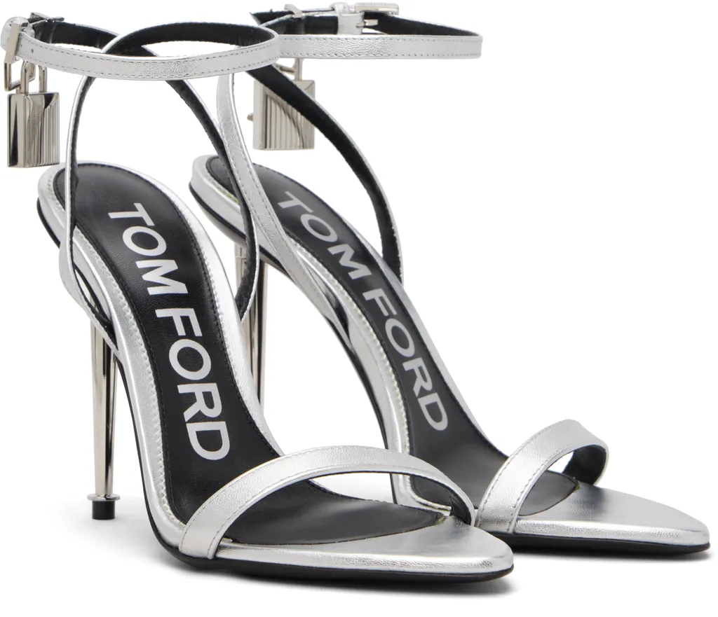 Pointed-Toe High-Heeled Sandals