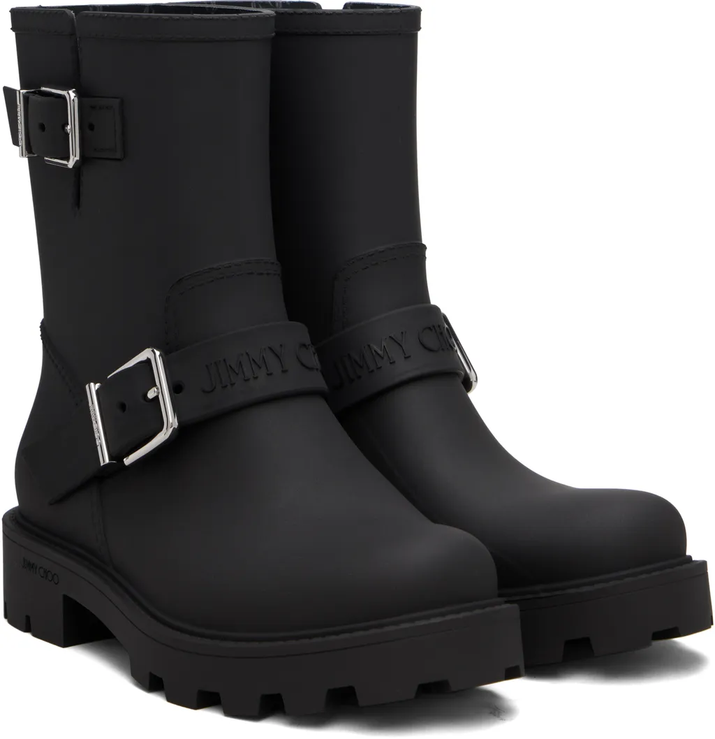 Biker Rain Mid-Calf Boots