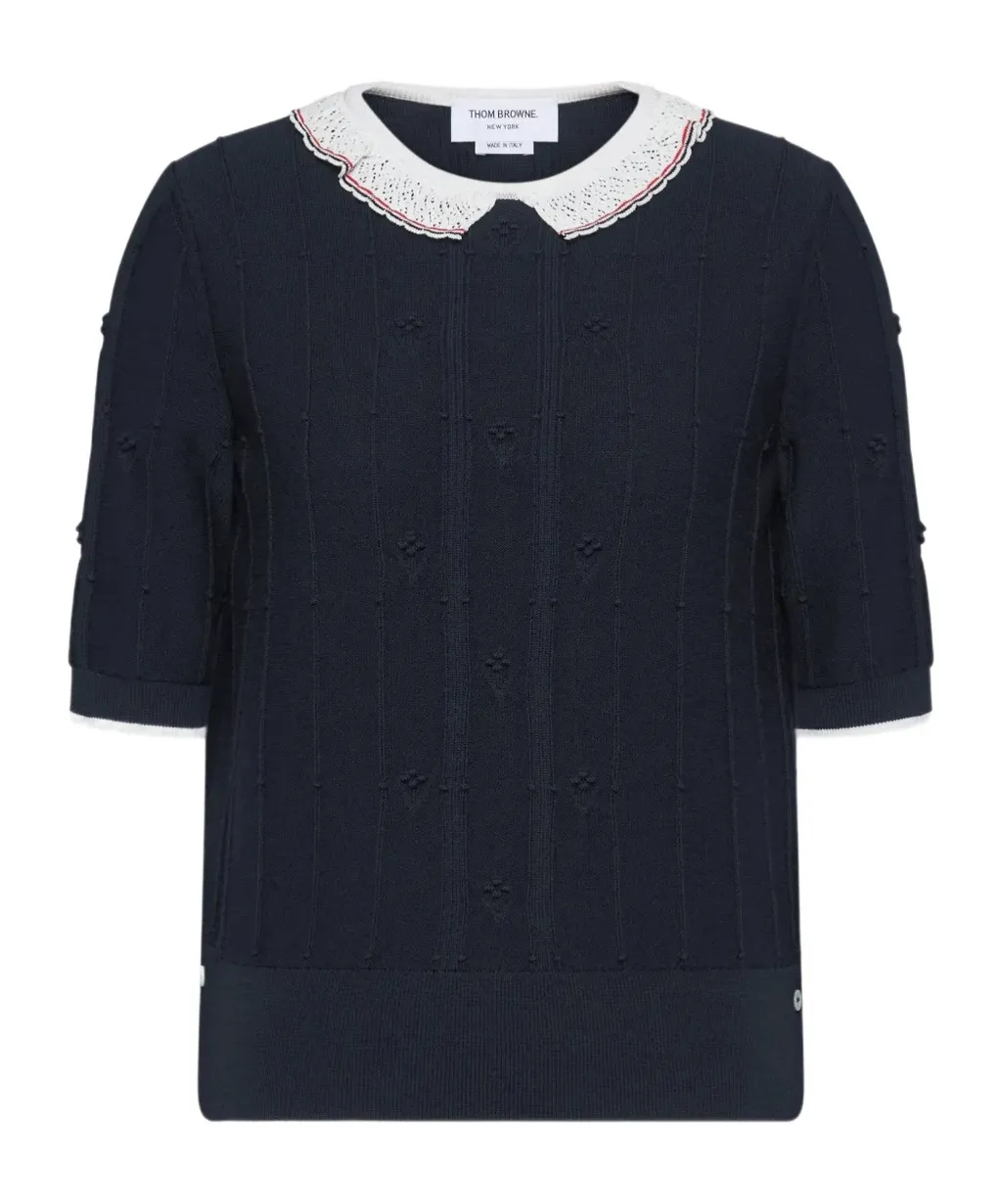 Lace-Trim T-Shirt