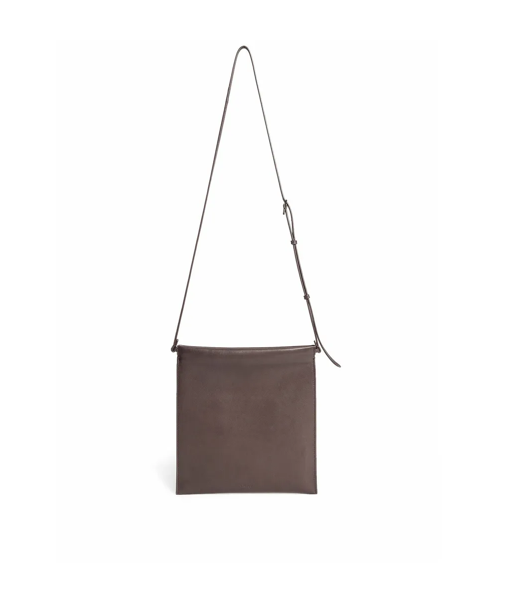 Zip-Open Shoulder Bag